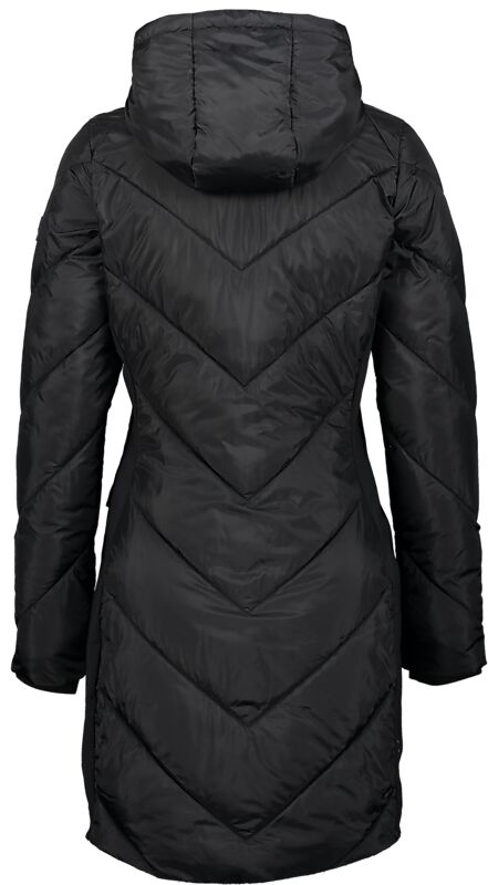 SOC Run Warm Long Jacket, lång vadderad löparjacka, dam på