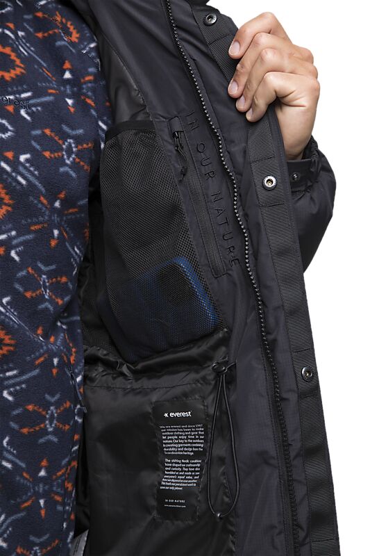 EVEREST Arctic Parka, vadderad parkasjacka, unisex på
