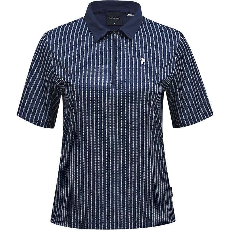 PEAK PERFORMANCE W Graphic Ss Zip Polo på