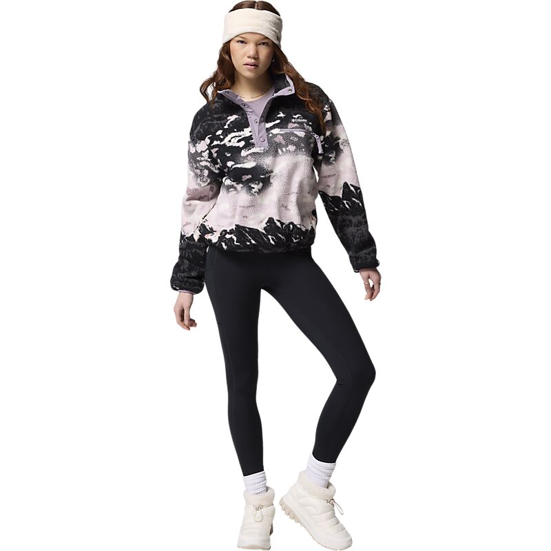 COLUMBIA W Helvetia™ Ii Printed Cropped Half Snap på