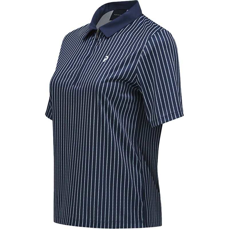 PEAK PERFORMANCE W Graphic Ss Zip Polo på