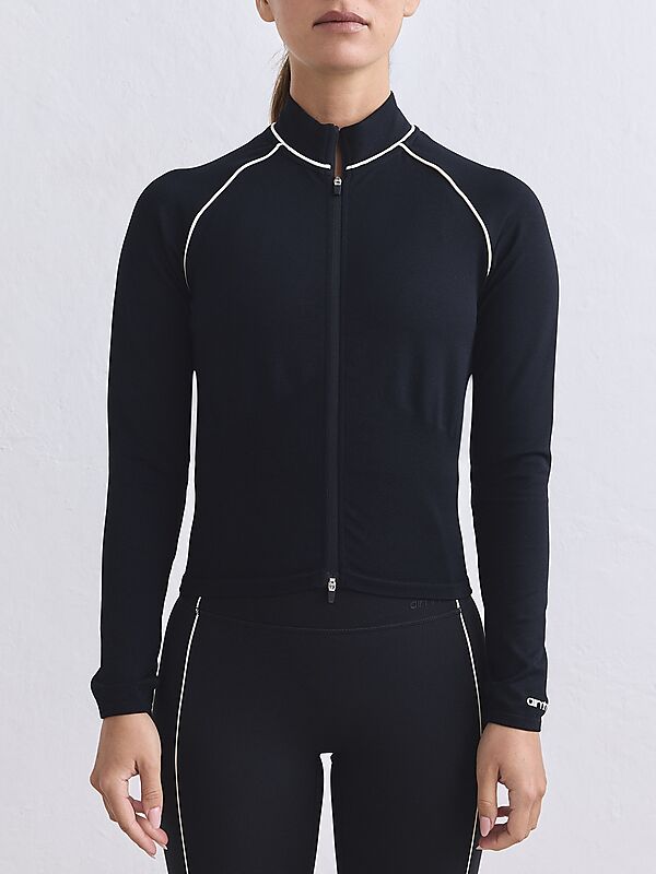 AIM´N SHAPE SEAMLESS CONTRAST ZIP JACKET på
