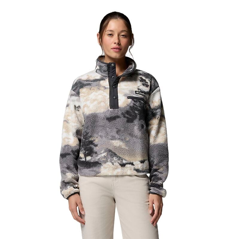 COLUMBIA W Helvetia™ Ii Printed Cropped Half Snap på