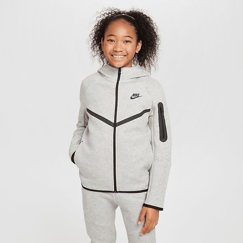 NIKE Older Kids' Full-zip Hoodie Sportswear Tech Fleece på