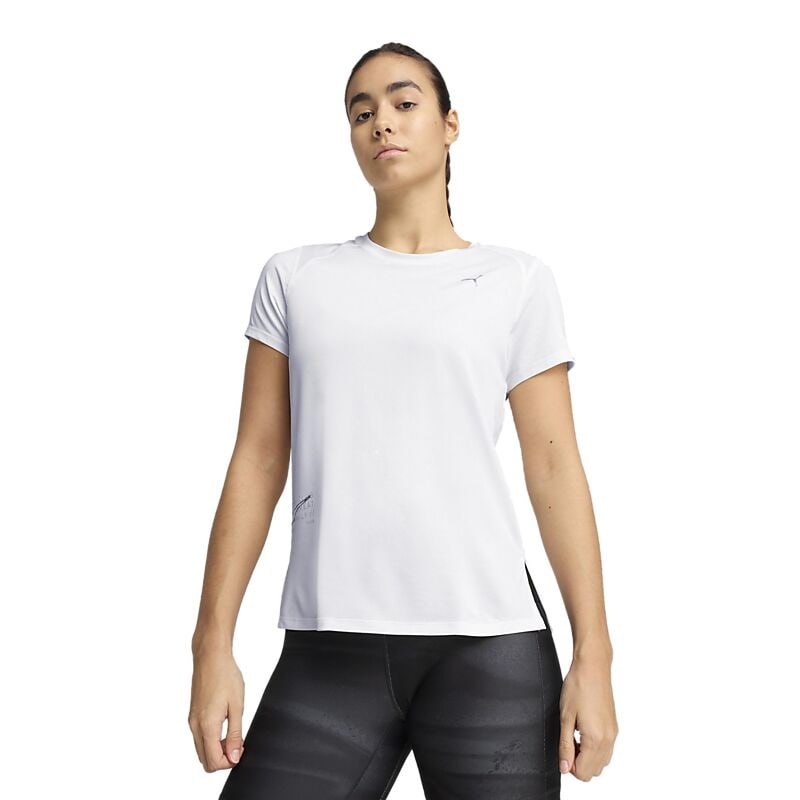 PUMA W Run Graphic Mesh Tee på