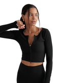 AIM´N Ribbed Performance Zipped Cardigan på