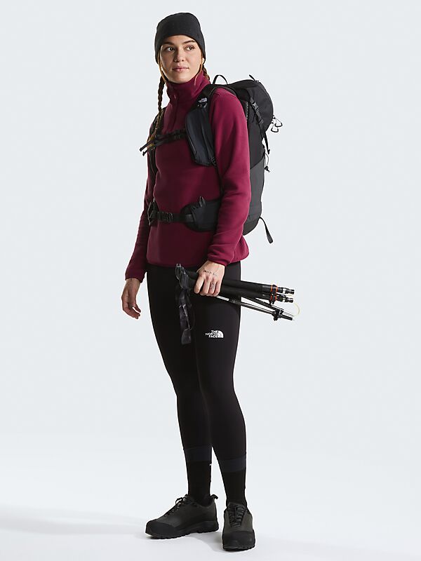 THE NORTH FACE W Glacier Fleece 1/4 Zip Jacket på