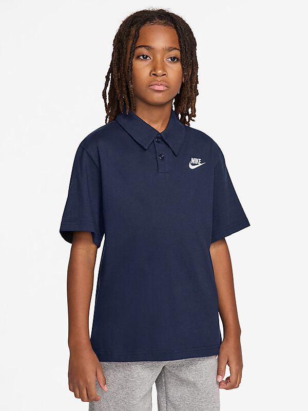 NIKE J NSW CLUB KNIT SS POLO LBR på