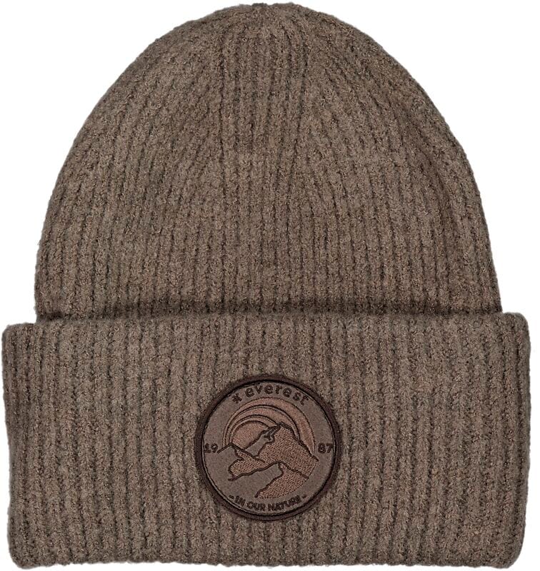 EVEREST Heavy Knit Badge Beanie på