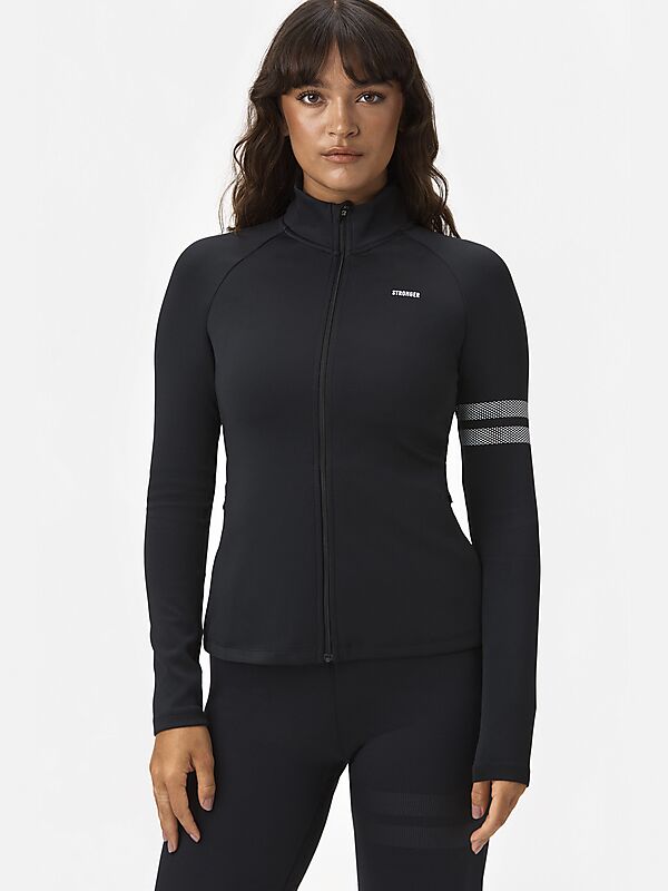 STRONGER SIGNATURE ZIP JACKET på