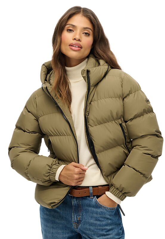 SUPERDRY W Hood Sport Puff Jkt på