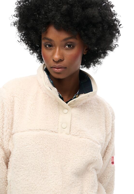 SUPERDRY W Super Soft ½ Zip på