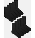 FRANK DANDY 10-pack Organic Cotton Crew Socks på