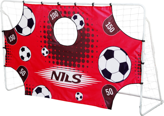 NORTHIX 2-in-1 Soccer Goal With Net Target Panel på