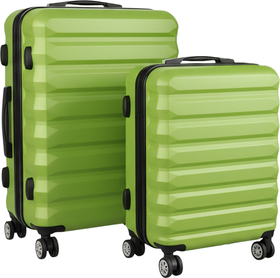 NORTHIX 2-piece Hard-shell Luggage Set With Wheels på