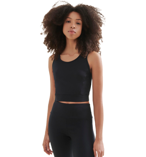 WELLICIOUS 3/4 Crop Top - Caviar Black på