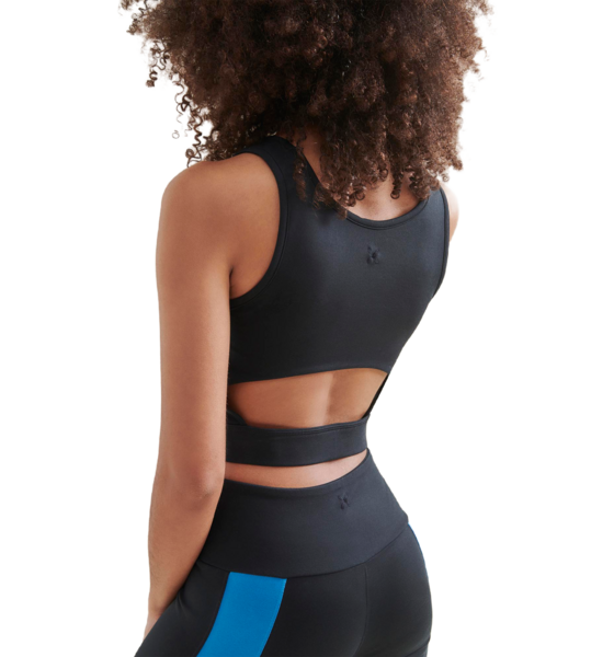 WELLICIOUS 3/4 Crop Top - Caviar Black på