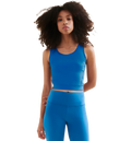 WELLICIOUS 3/4 Crop Top - Shoreline Blue på