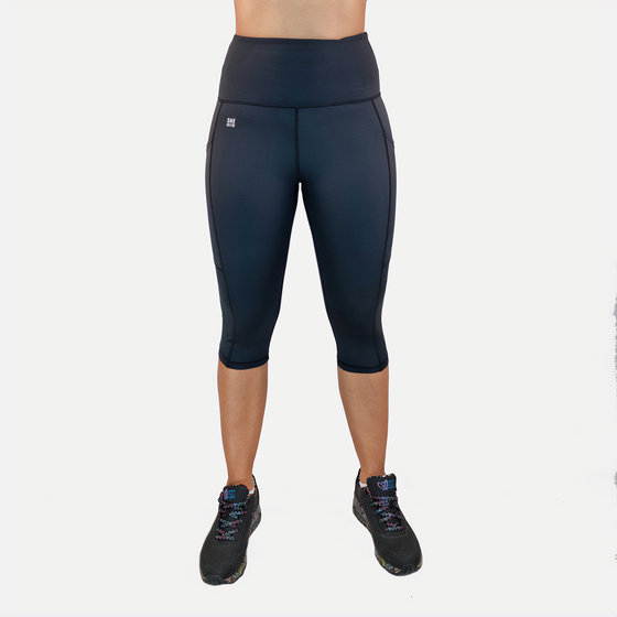 SHE DID 3/4 Tights Svart på