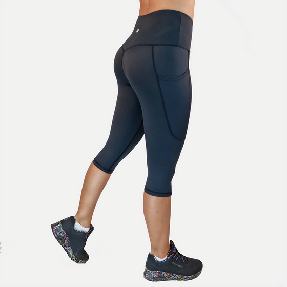 SHE DID 3/4 Tights Svart på