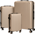 NORTHIX 3-piece Hard-shell Luggage Set With Spinner Wheels på