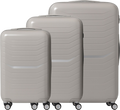 NORTHIX 3-piece Hard-shell Luggage Set With Tsa Lock på