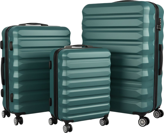 NORTHIX 3-piece Hard-shell Luggage Set With Wheels på