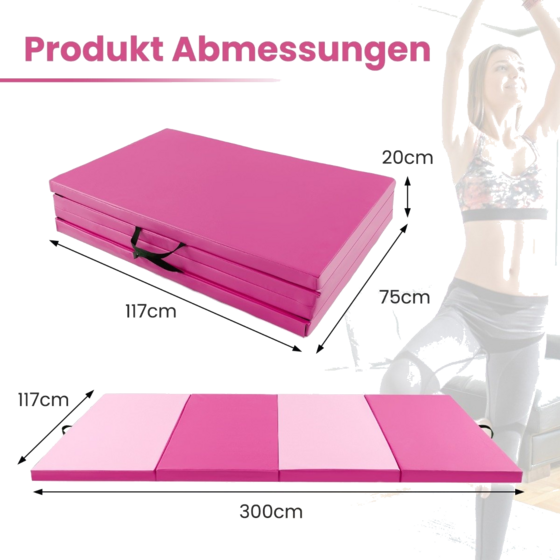 NORTHIX 300 X 117 X 5 Cm Soft Floor Mat Made Of Faux Leather With Climbing Fastener And Carrying Handles Pin på