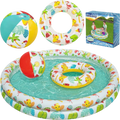 B2X 3in1 Children's Pool 122 X 20 Cm + Circle + Ball Bestway 51124 på