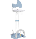 NORTHIX 4 In 1 Children's Basketball Hoop Set With Basketball Football Ring Toss Basketball Stan på