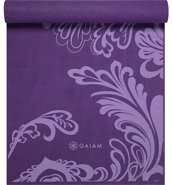 GAIAM 4mm Yoga Mat Printed Watercress på