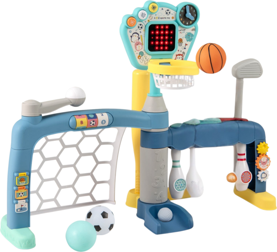 NORTHIX 5-in-1 Toddler Sports Center: Basketball, Soccer, Golf, More på