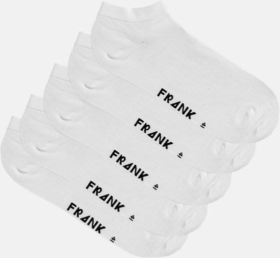FRANK DANDY 5-pack Bamboo Solid Ankle Socks på