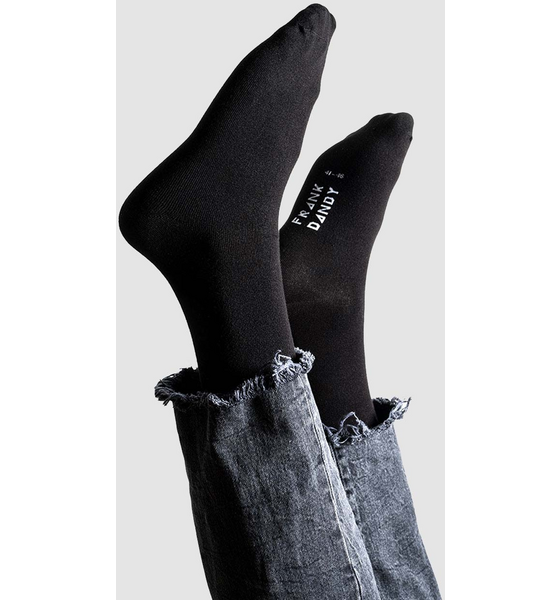 FRANK DANDY 5-pack Cotton Solid Crew Socks på
