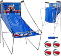 NORTHIX 8 In 1 Basketball Machine With 4 Balls Air Pump 8 Game Modes Arcade Basketball Games Dark Blue på