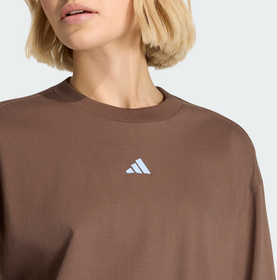 ADIDAS Adidas 3 Stripes Studio Boyfriend Långärmad T-shirt på