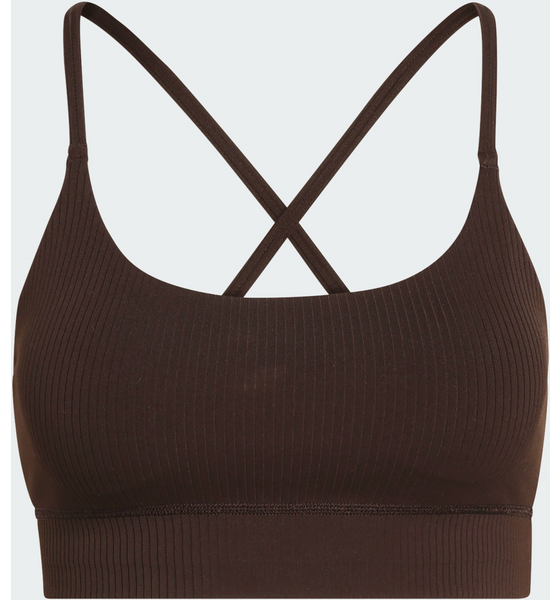 ADIDAS Adidas Adidas All Me Light Support Ribbstickad Longline-bh på