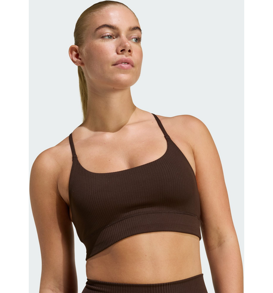 ADIDAS Adidas Adidas All Me Light Support Ribbstickad Longline-bh på