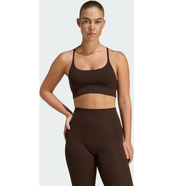 ADIDAS Adidas Adidas All Me Light Support Ribbstickad Longline-bh på