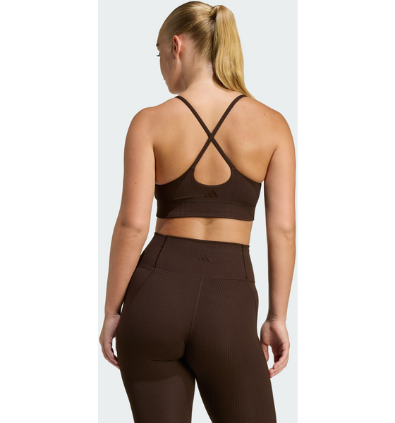 ADIDAS Adidas Adidas All Me Light Support Ribbstickad Longline-bh på