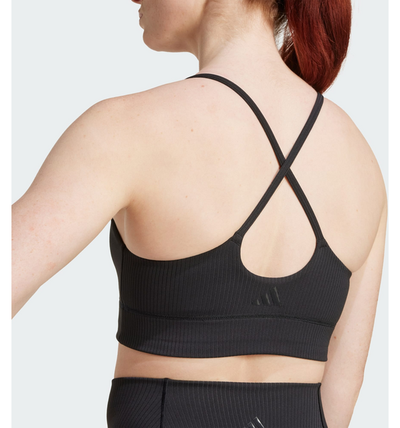 ADIDAS Adidas Adidas All Me Light Support Ribbstickad Longline-bh på