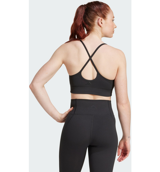 ADIDAS Adidas Adidas All Me Light Support Ribbstickad Longline-bh på