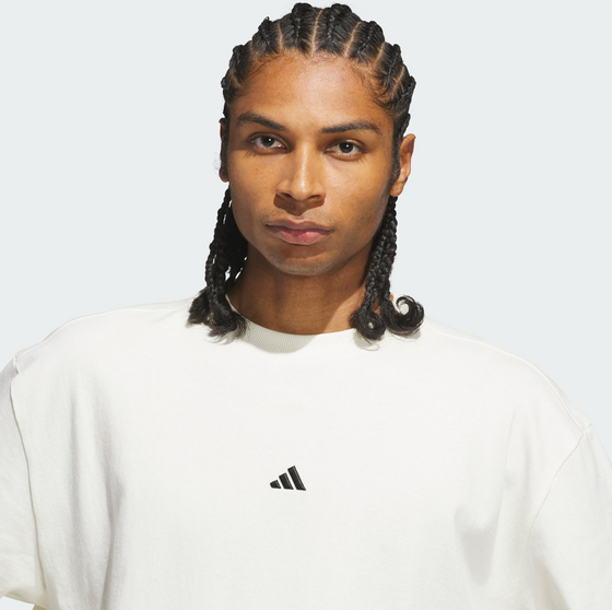 ADIDAS Adidas Adidas Basketball T-shirt I Singeljersey på