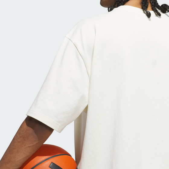 ADIDAS Adidas Adidas Basketball T-shirt I Singeljersey på