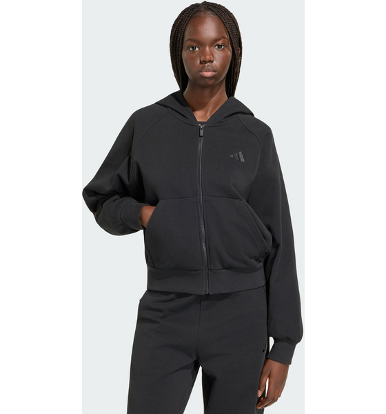 ADIDAS Adidas Adidas Kit Small Logo Full Zip Huvtröja på