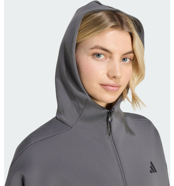 ADIDAS Adidas Adidas Z.n.e. Hoodie Med Hel Dragkedja på
