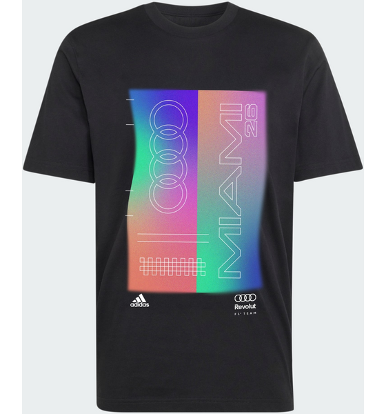 ADIDAS Adidas Audi Revolut F1 Team Teamgeist Grafisk T-shirt på