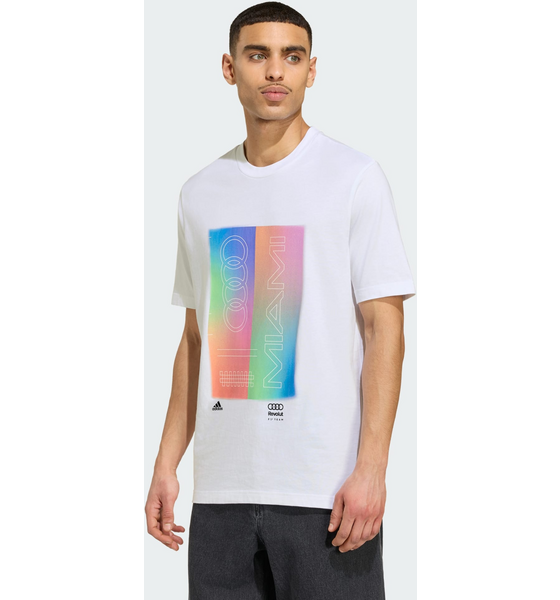 ADIDAS Adidas Audi Revolut F1 Team Teamgeist Grafisk T-shirt på
