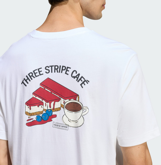 ADIDAS Adidas Coffee Cafe Cheesecake Graphic T-shirt på