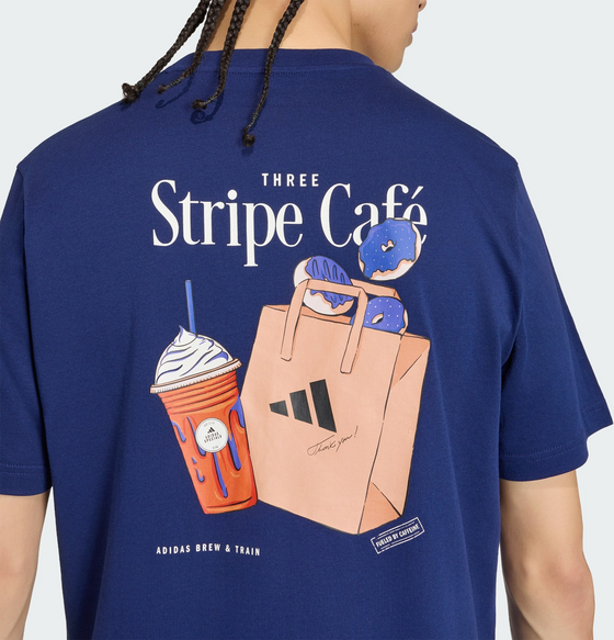 ADIDAS Adidas Coffee Cafe Donut Bag Graphic T-shirt på